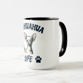Mug Chihuahua Funny (Devant droit)