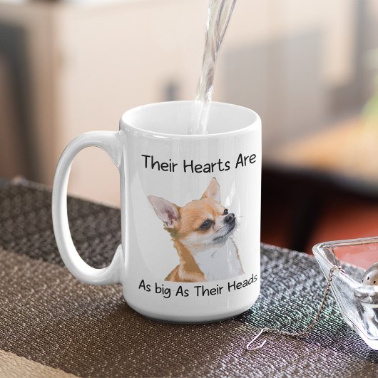 Mug Chihuahua Leurs Coeurs Sont Aussi Grands Que Leurs