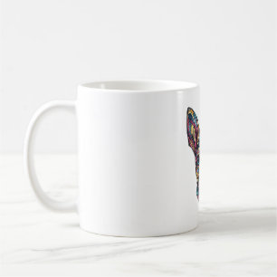 Mug Chihuahua Mosaic Geometrical Art Chien