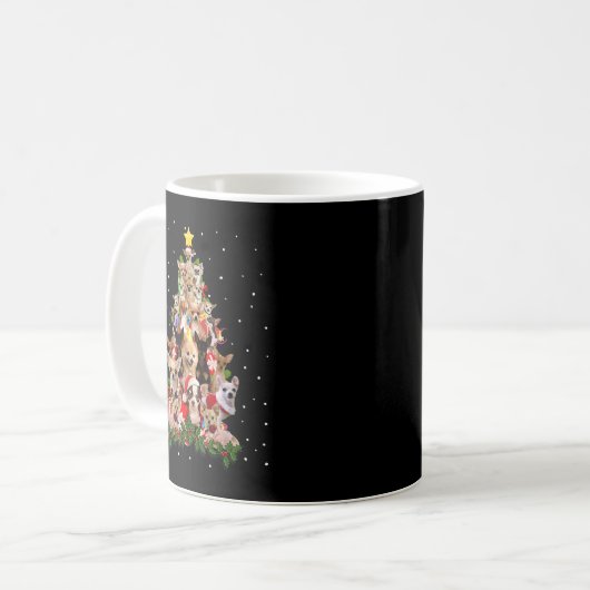 Mug Chihuahua Noël Arbre Noël Noël Noël Noël Pour Chih (Devant gauche)