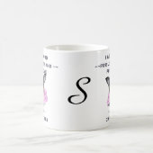 Mug Chihuahua noir et feu brodé (Centre)