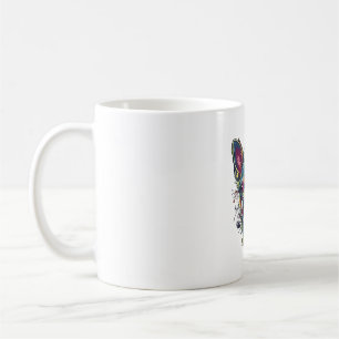 Mug Chihuahua Peinture Abstraite Couleur Chien Mign