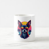 Mug Chihuahua peinture Abstraite couleur mignonne Chie (Centre)