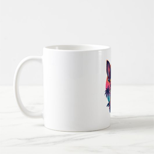 Mug Chihuahua peinture Abstraite couleur mignonne Chie (Gauche)