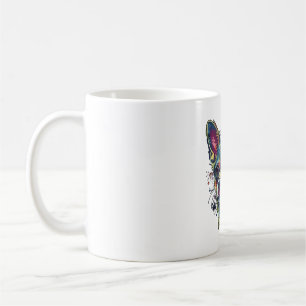 Mug Chihuahua peinture Abstraite couleur mignonne chie