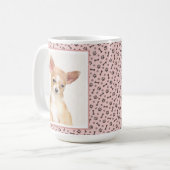 Mug Chihuahua Peinture - Cute Original Chien Art (Devant gauche)