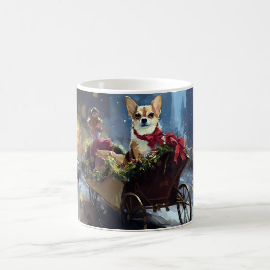 Mug Chihuahua période festive de Noël (Centre)
