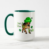 Mug Chihuahua St Patrick's Day (Gauche)