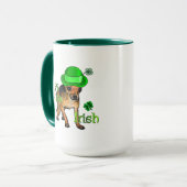 Mug Chihuahua St Patrick's Day (Devant gauche)
