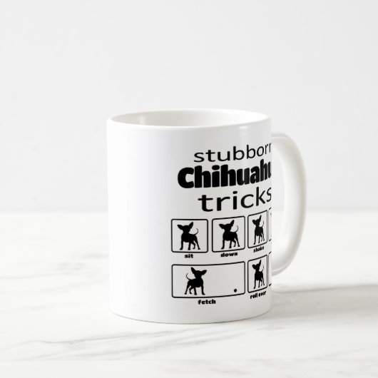 Mug Chihuahua têtu (Devant droit)