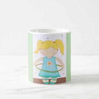 Mug Child playing with a hula hoop