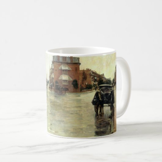 Mug Childe Hassam - jour pluvieux, Boston (Devant droit)