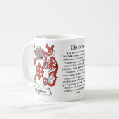 Mug Childers, l'origine, la signification et la crête (Devant gauche)