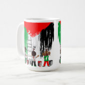 Mug Children of Gaza Painting Palestine Flag  (Devant gauche)