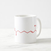 Mug Chili Capsaicin Formule chimique moléculaire (Devant droit)