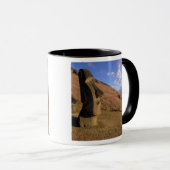Mug Chili, Île de Pâques. Colline avec Moai (Devant droit)