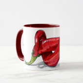 Mug Chilies tordues (Devant gauche)