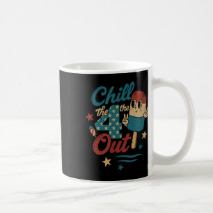 Mug Chill 4th Out - Funny Retro 4 juillet glace crème
