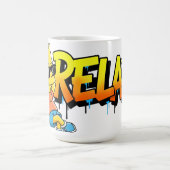 Mug Chill Bart Relax Graffiti Urban Style Graphic Tee (Centre)