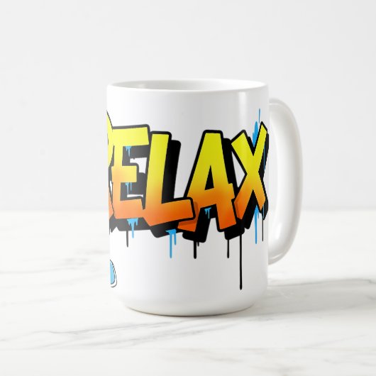 Mug Chill Bart Relax Graffiti Urban Style Graphic Tee (Devant droit)