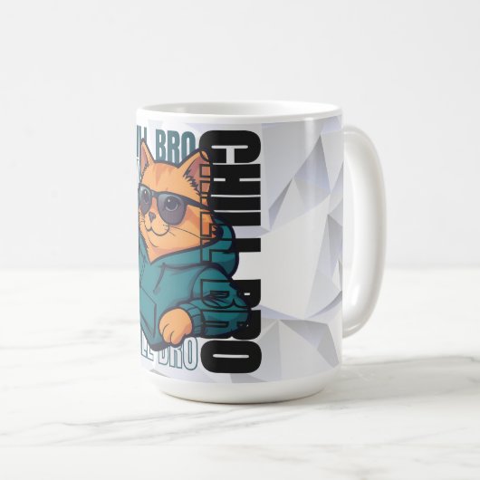 Mug Chill Bro Cat (Devant droit)