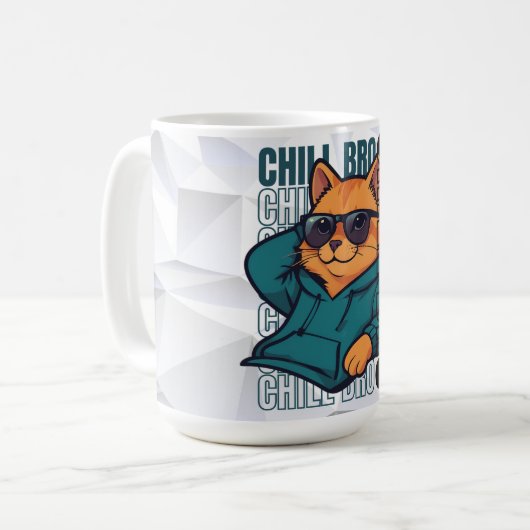 Mug Chill Bro Cat (Devant gauche)