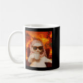 Mug Chill Cat And Coffe Xmas Funny Cat Meme Y2k Joke  (Gauche)