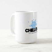 Mug Chill Out Hiver Feu de neige (Devant gauche)