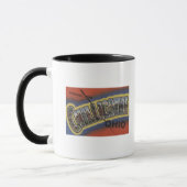 Mug Chillicothe, Ohio - Scènes de grandes lettres (Gauche)
