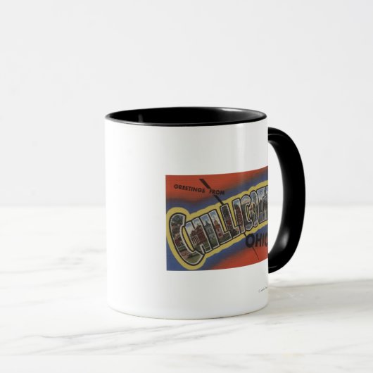 Mug Chillicothe, Ohio - Scènes de grandes lettres (Devant droit)