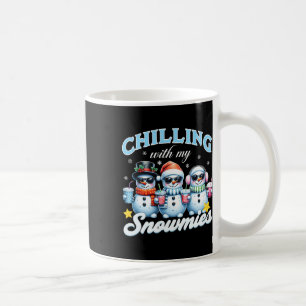 Mug Chillin avec mes neiges drôle Snowman Noël K