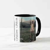 Mug Chillin' Chica- Noir (Devant droit)