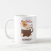 Mug Chillin' Noël Chocolat chaud et pain d'épices (Gauche)