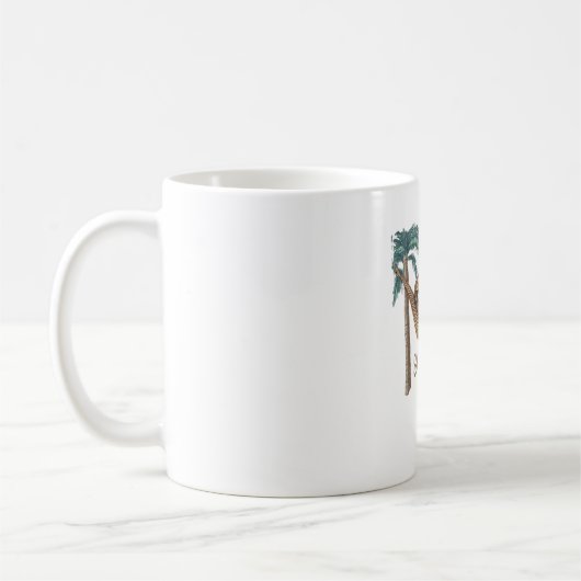 Mug Chillin' Sloth dans un hamac T-shirt surdimensionn (Gauche)