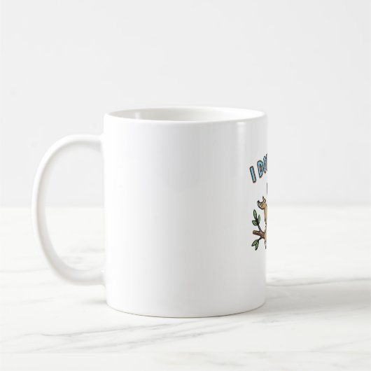 Mug Chillin' Sloth Je ne me soucie pas Design Essentia (Gauche)