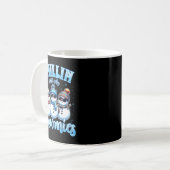 Mug Chillin With My Snowmies Funny Snowman Christmas K (Devant gauche)