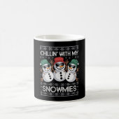 Mug Chillin with My Snowmies Funny Ugly Christmas (Centre)