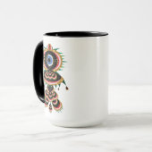 Mug Chimera - Boue d'oiseaux de poisson 15oz. (Devant gauche)