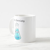 Mug Chimie Amour Cute Science Lab Art (Devant gauche)