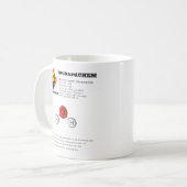 Mug Chimie amusante Dihydrogène Monoxyde (H2O) (Devant gauche)