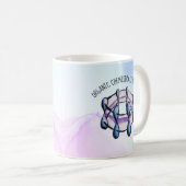 Mug Chimie biologique Love Molecule Enseignant (Devant droit)