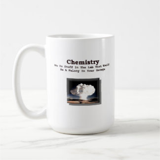 Mug Chimie - crime dans votre garage (tasse)