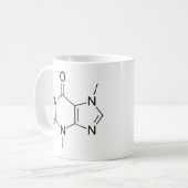 Mug Chimie de la caféine (Devant gauche)