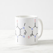 Mug "Chimie de la caféine moléculaire" (Devant droit)
