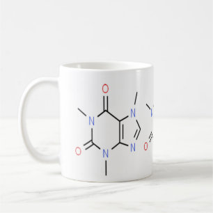 Mug "Chimie de la caféine moléculaire"
