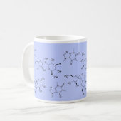 Mug chimie de thé et de café dans le bleu (Devant gauche)