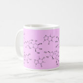 Mug chimie de thé et de café dans le rose (Devant gauche)