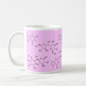 Mug chimie de thé et de café dans le rose (Gauche)