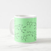 Mug chimie de thé et de café en vert (Devant gauche)