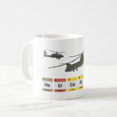 Mug Chimie des hélicoptères militaires (Devant gauche)